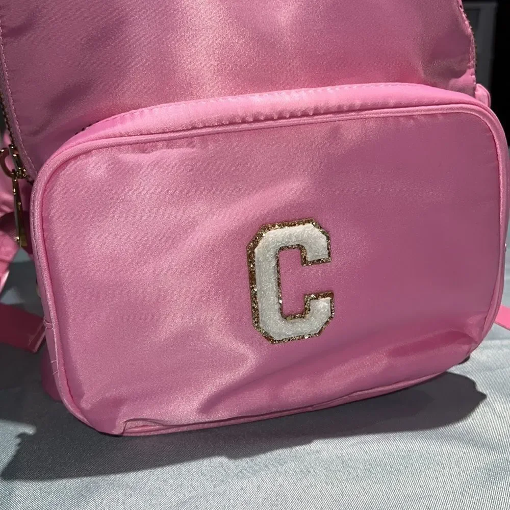 Stoney Clover Lane‎ x Target Pink Backpack w/ a Varsity C Patch